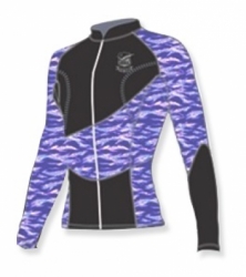 JACKET GULL 1,5MM TIGER CAMO PURPLE BALIDIVESHOP  large